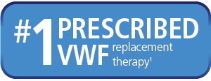number 1 prescribed vwf replacement therapy
